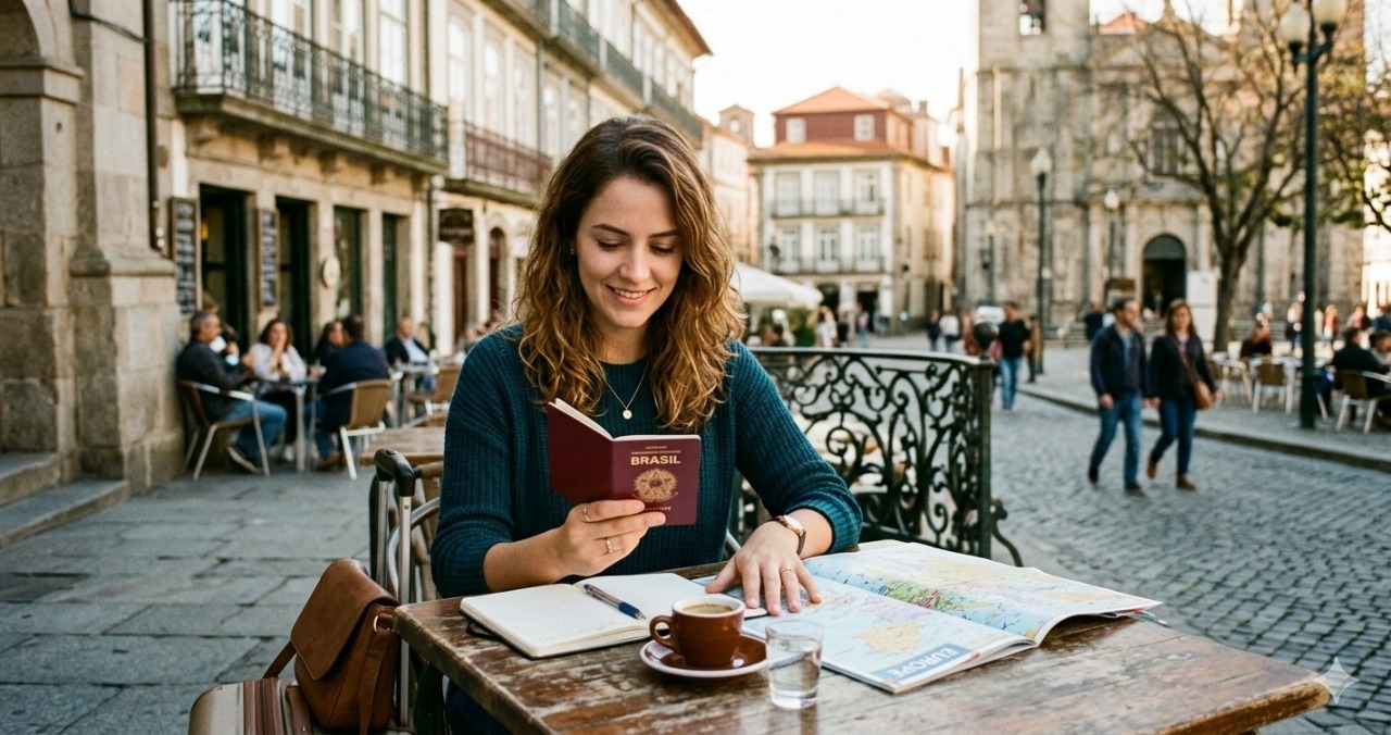 mulher segurando em uma mesa
