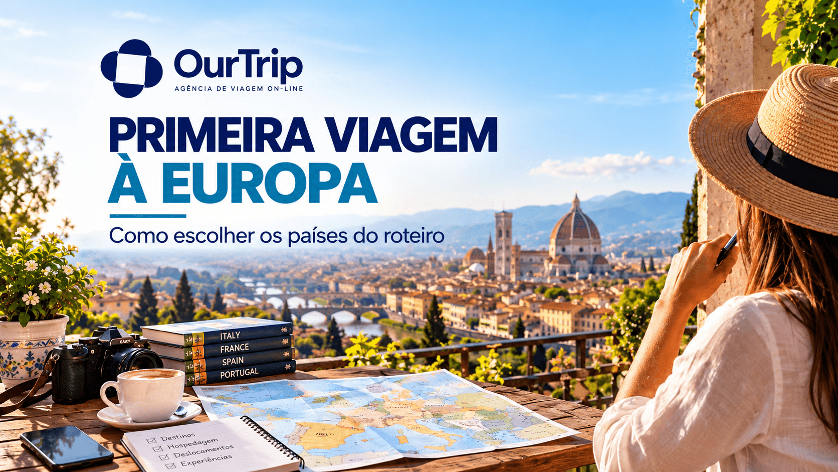 rimeira viagem à Europa: planejamento de roteiro entre países europeus